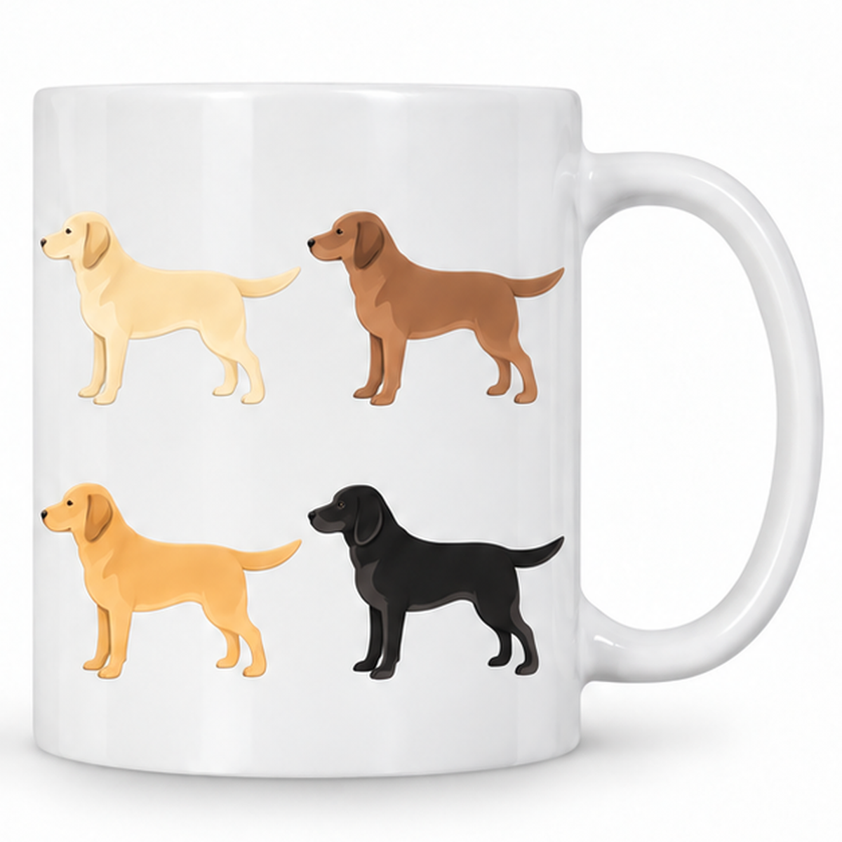 Labrador Pattern 11oz Ceramic Mug
