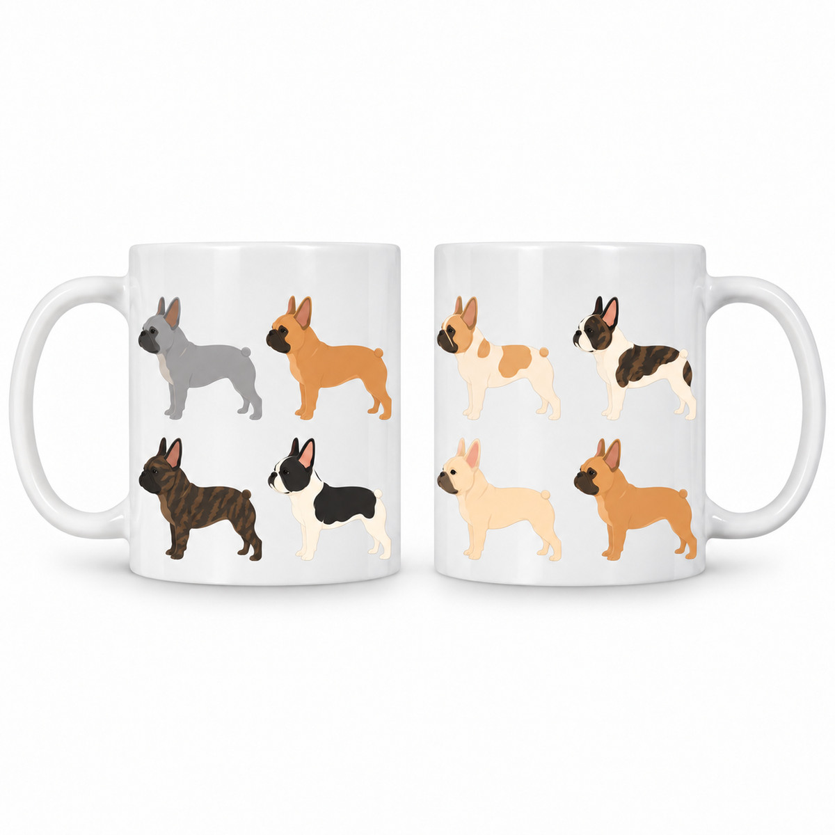 French Bulldog Pattern 11oz Ceramic Mug