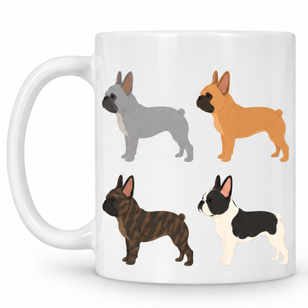 French Bulldog Pattern 11oz Ceramic Mug