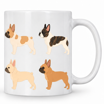 French Bulldog Pattern 11oz Ceramic Mug