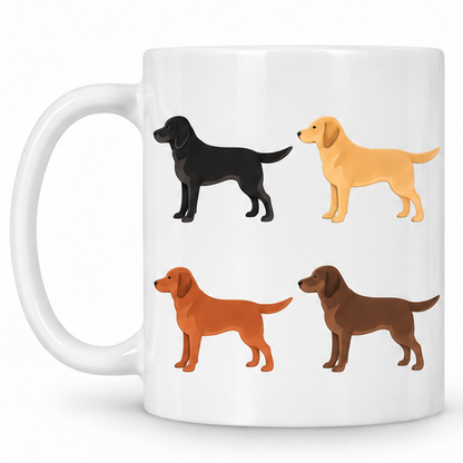 Labrador Pattern 11oz Ceramic Mug